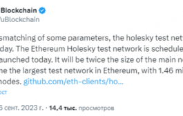 Запуск тестнета Ethereum Holesky не удался из-за неправильной конфигурации